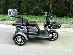 Електроскутер Триколісний Crosser TR1 Pro (1200W, 72V, 24Ah) Сірий - мініатюра 8