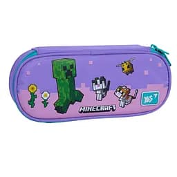 Школьный пенал мягкий Yes PH-30 Minecraft Pinky