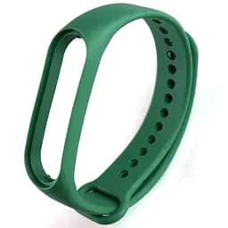 Ремешок Silicone Mi Band 7 Темно-зеленый