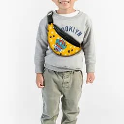 Сумка-бананка детская щенячий патруль"RAW PATROL" 32х15см,через плечо для мальчика (00277)