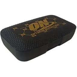 Таблетница Optimum Nutrition Pill Box, Black/Gold