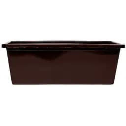 Ящик балконний MM-plast 100 см 13 л коричневий (B100-3)