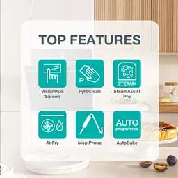 Gorenje Духовий шафа електричний, 77л, A+, пара, дисплей, піроліз, готов. на різних рівнях, чорний - мініатюра 9