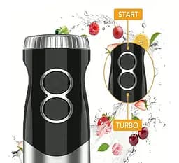 Занурювальний блендер Sokany SK-02006 2 швидкості Turbo нержавіюча сталь 800 Вт - мініатюра 3