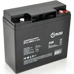 Аккумулятор Europower AGM EP12-20M5 12V 20Ah