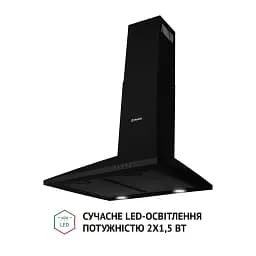 Витяжка купольна Perfelli K 6210 BL 700 LED - мініатюра 3