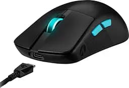 Комп'ютерна мишка бездротова Asus ROG Harpe Ace Aim Lab Edition Black (90MP02W0-BMUA00) - мініатюра 5