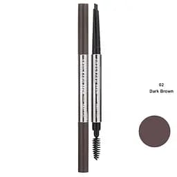 Олівець для брів Tony Moly The Shocking Vegan Brow Easy Flat Dark Brown тон 02, 0.5 г - мініатюра 2