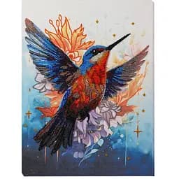 Набір для вишивання бісером "Барвистий помах крила" Abris Art AB-901 на натуральному холсті