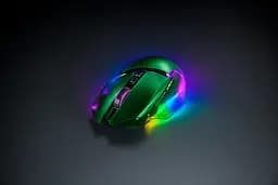 Razer Михайло Basilisk V3 Pro 35K, RGB, USB-A/WL/BT, Phantom Green Ed. - мініатюра 5