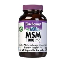 Препарат для суглобів і зв'язок Bluebonnet Nutrition MSM 1000 mg, 60 вегакапсул