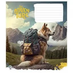 Зошит учнівський "Best adventure" 012-3285K-3 в клітинку, 12 аркушів
