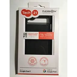 Оригінальний протиударний чохол Tech21 Evo Check для Google Pixel 7 (6.3") Smokey Black T21-9546 - мініатюра 3