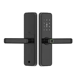 Замок біометричний автономний Trinix TRL-5401BTF Black з Bluetooth, зчитувачем відбитків пальців і карт Mifare (65-00070)