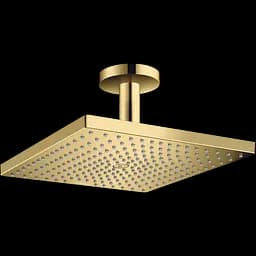 Верхний душ Hansgrohe Raindance Select E 300 1jet Air EcoSmart с держателем золото 26250990, Золотой