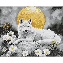 Набір з алмазною мозаїкою Ideyka Під світлом місяця AMO8244 Різнокольоровий