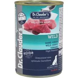 Влажный корм для собак Dr.Clauder’s Selected Wild Game Дичь и Утка 400 г