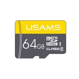 Карта пам'яті Usams US-ZB095 (TF High Speed Card) microSDHC Class 10, 64GB без адаптера Yellow