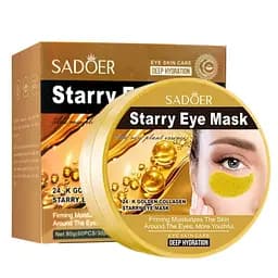 Патчі під очі зволожувальні Sadoer 24К Golden Collagen Starry Sky, 60 шт.