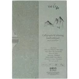 Склейка для каллиграфии и леттеринга в папке SM-LT Art Authentic А4 100 г/м2 50 листов белая бумага  
