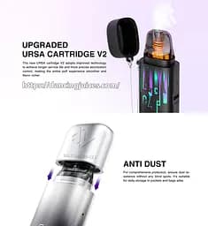 Підсистема Lost Vape Ursa Cap Pod 1000mAh 2.5ml Kit Pink Carnival (17446) - мініатюра 4