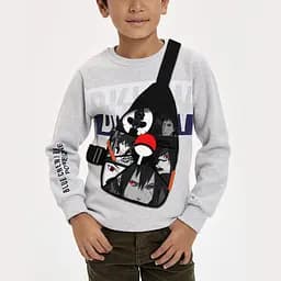 Сумка через плечо детская Аниме Naruto 29х17 см сумка слинг для мальчика (02043)