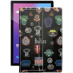 Чехол StatusCASE из экокожи для планшета Blackview Tab 12 Битлз
