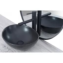 Умивальник Rea Sofia 34,5x40,9 black (REA-U0333) - мініатюра 3
