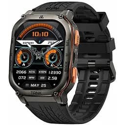 Смарт-годинник Kospet TANK М3 Ultra Black з 2 ремінцями (метал + силікон)