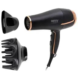 Фен Camry CR 2255, 2200 Вт концентратор дифузор 2 швидкості петля для підвішування 1 шт. чорний (33705-IS)