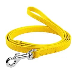 Повідець для собак шкіряний Waudog Glamour XS Ш 12 мм Дл 122 см (2033728000005)