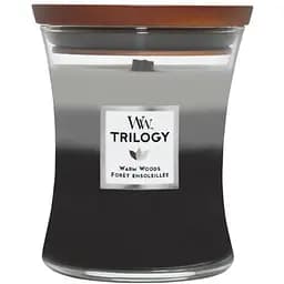 Свічка Woodwick Trilogy Warm Woods Medium Теплий ліс 275 г (92911E)