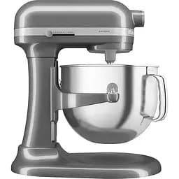 Планетарный миксер KitchenAid Artisan с подъемной чашей 6.6 л серебряный медальон (5KSM70SHXEMS)