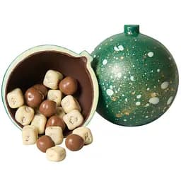 Шоколадная фигурка Львовская Мастерская Шоколада "Шарик чуда" зеленый 96 г