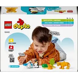 Конструктор LEGO DUPLO Сімейства диких тварин: Пінгвіни та Леви, 10 деталей (10442) - мініатюра 2