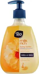 Мыло жидкое с дозатором Teo Milk Rich Tete-a-Tete Sunny Gerber, 400 мл (58240)