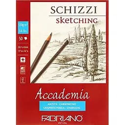 Склейка для эскизов Fabriano Accademia А3 (29.7x42 см) 120 г/м2 50 л