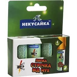 Липка стрічка Некусайка від мух 4 шт.