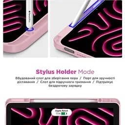 Чохол-книжка ArmorStandart Y-Type PEN для Apple iPad 10th Gen 10.9` (2022)/iPad 11 (2025) Pink (ARM77505) [133703] - мініатюра 9