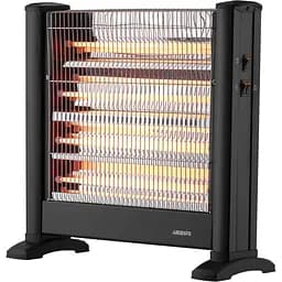 Обігрівач Ardesto інфрачервоний кварцевий, 22м2, 2200Вт, мех. управління, підлоговий, чорний