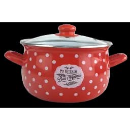Кастрюля Gusto Красный мухомор 16 см 2.1 л (126810)