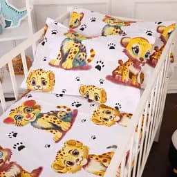 Простирадло на резинці MirSon Kids Time 20-0034 King Tiger 60х120 см (2200009639029)