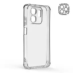 Прозрачный чехол для Infinix Hot 50i Smart 9 с защитой камеры и усиленными бортами, тонкий, силиконовый, бесцветный, ударопрочный, противоударный бампер с закрытой камерой, ArmorStandart (ARM80943) - мініатюра 2