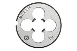 Плашка ручна кругла метрична Intertool M12 х 1.25 - мініатюра 2