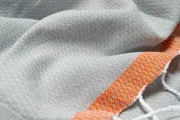 Рушник Barine Pestemal - Basak 95x165 Light Grey-Orange сірий-помаранчевий - мініатюра 4