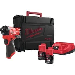 Гвинтоверт ударний акумуляторний Milwaukee M12 FID2-202X 12В АКБ 2х2 А/год 0-4000 об/хв 170 Нм 1/4" ЗП C12C жилет кейс