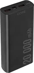 Портативна батарея Forever Core Power bank SPF-02 PD+QC 18W 20000mAh Black