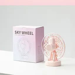 Проектор-нічник ZAY-L07 Sky Wheel 2in1 + Bluetooth колонка Pink - мініатюра 6