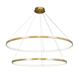 Люстра стельова LED Levistella 7529832-2A BRONZE LED (800+1000), 130W, діаметр 800/1000 мм, бронзовий метал, сучасний стиль для - мініатюра 2