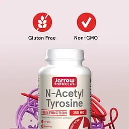 N-Ацетил Тирозин Jarrow Formulas N-Acetyl Tyrosine 350 мг 120 капсул - мініатюра 3